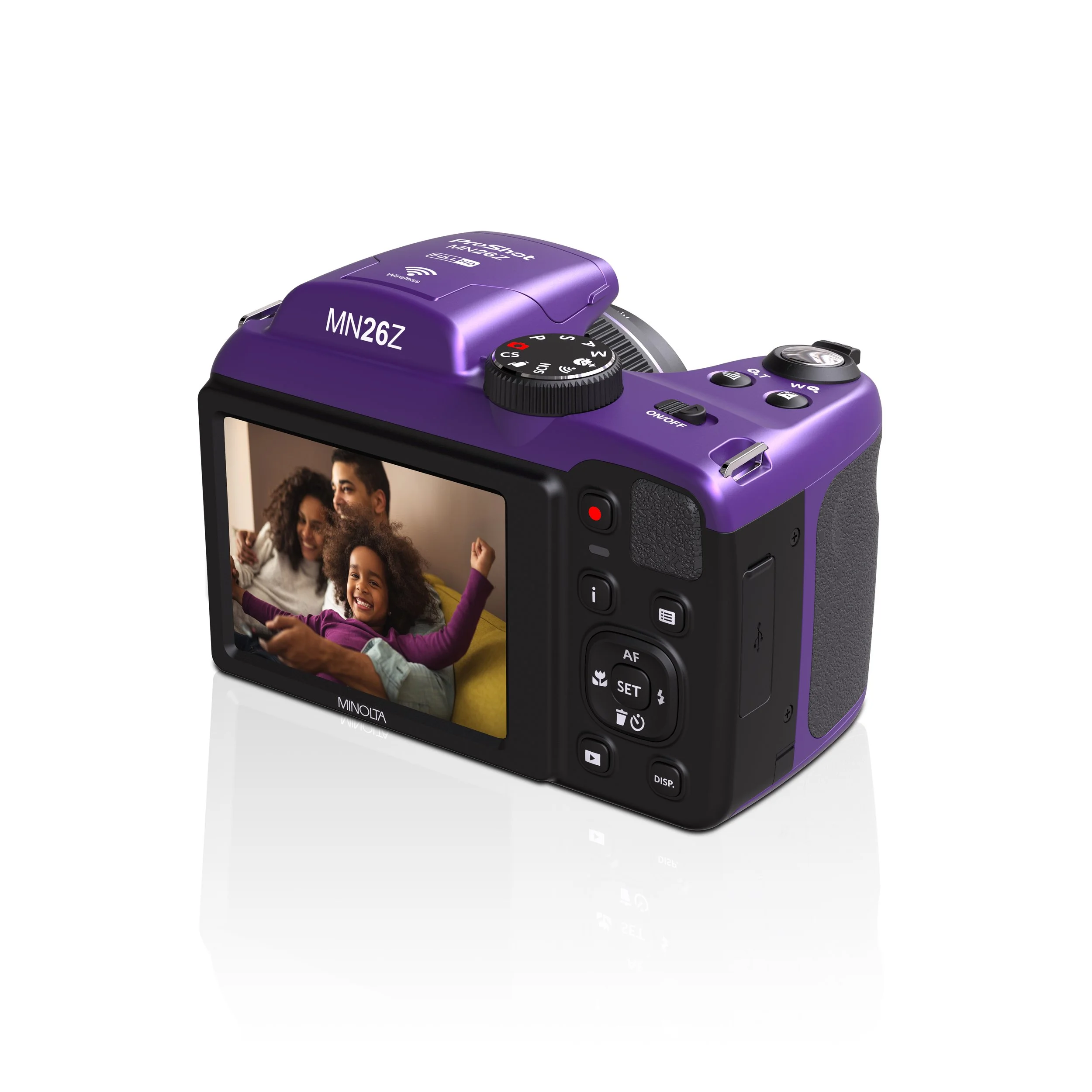 MN26Z 20MP 26X Optical Zoom WiFi Bridge Camera — Minolta Digital MN26Z 20MP 26X Optical Zoom WiFi Bridge Camera — Minolta Digital
